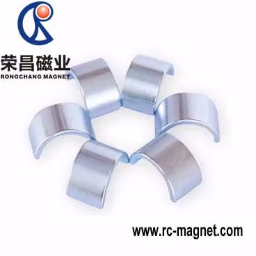 Imán permanente modificado para requisitos particulares de NdFeB del neodimio del imán de tierras raras del arco del revestimiento de zinc